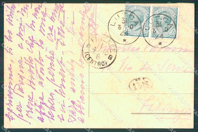 Militari Reggimentali XXVIII Reggimento Cavalleggeri di Treviso cartolina XF2791 – retro