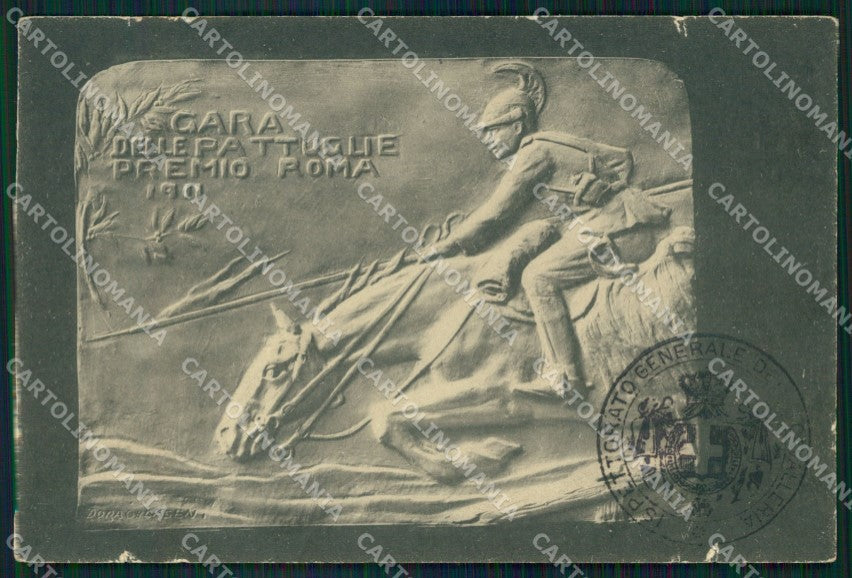 Militari XXIX Reggimento Cavalleggeri di Udine STRAPPINI cartolina XF2801 – fronte