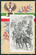 Militari Reggimentali Artiglieria Cavallo Voloire Voloira Polli cartolina XF2823 – fronte