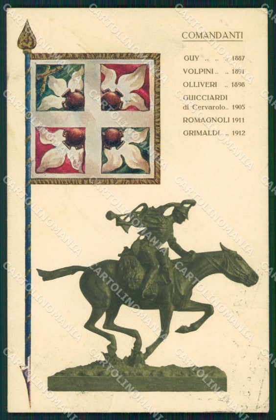 Militari Reggimentali Artiglieria a Cavallo Voloire Voloira cartolina XF2832 – fronte