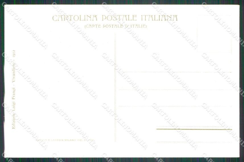 Militari Reggimentali Artiglieria a Cavallo Voloire Voloira cartolina XF2833 – retro