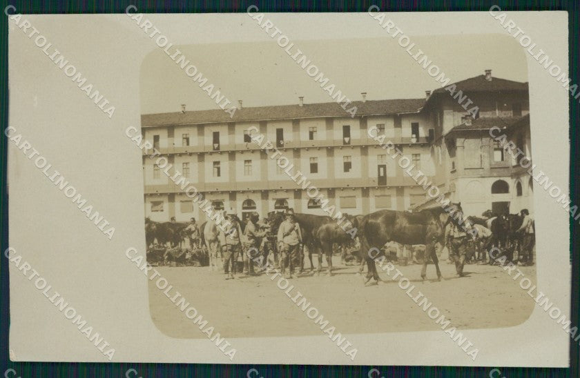 Militari Cavalleria Caserma Pinerolo ? Foto cartolina XF2871 – fronte