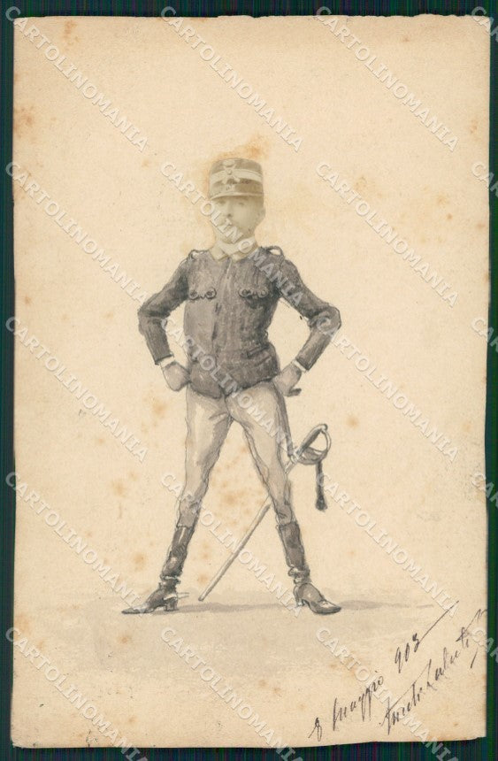 Militari Cavalleria Foto cartolina XF2877 – fronte