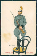 Militari Propaganda WWI Lancieri Cavalleria Bianchi ABRASA cartolina XF2886 – fronte