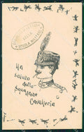 Militari Cavalleria Scuola Militare cartolina XF2889 – fronte