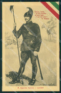Militari Cavalleria Lancieri Uniforme cartolina XF2905 – fronte