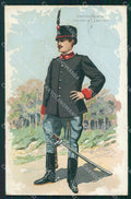 Militari Cavalleria Lancieri Uniforme cartolina XF2906 – fronte