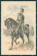Militari Cavalleria Cavalleggeri Uniforme cartolina XF2950 – fronte