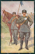 Militari Cavalleria Lancieri cartolina XF2956 – fronte