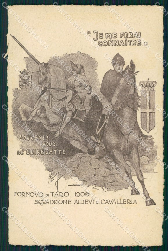 Militari Cavalleria Squadrone Allievi Fornovo di Taro cartolina XF2973 – fronte
