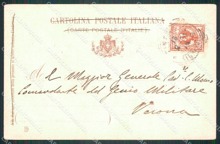 Militari Scuola di Cavalleria San Giorgio cartolina XF2975 – retro