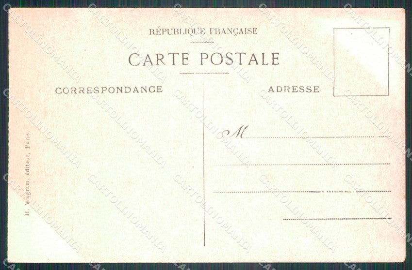 WWI WW1 Propaganda Patriotic War Humor Kaiser Wilhelm Joffre postcard XF3125 – retro