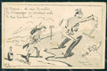 WWI WW1 Propaganda Patriotic War Humor Kaiser Wilhelm Champagne postcard XF3128 – fronte