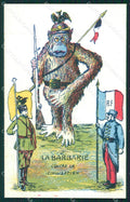 WWI WW1 Propaganda Patriotic War Humor Kaiser Wilhelm Russia postcard XF3130 – fronte