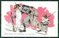 WWI WW1 Propaganda Patriotic War Humor Anti German postcard XF3171 – fronte