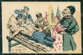 WWI WW1 Propaganda Humor Kaiser Franz Joseph Russia Red Cross postcard XF3228 – fronte