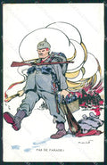 WWI WW1 Propaganda Patriotic War Humor Anti German postcard XF3244 – fronte