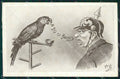 WWI WW1 Propaganda Patriotic War Humor Anti German Parrot postcard XF3306 – fronte