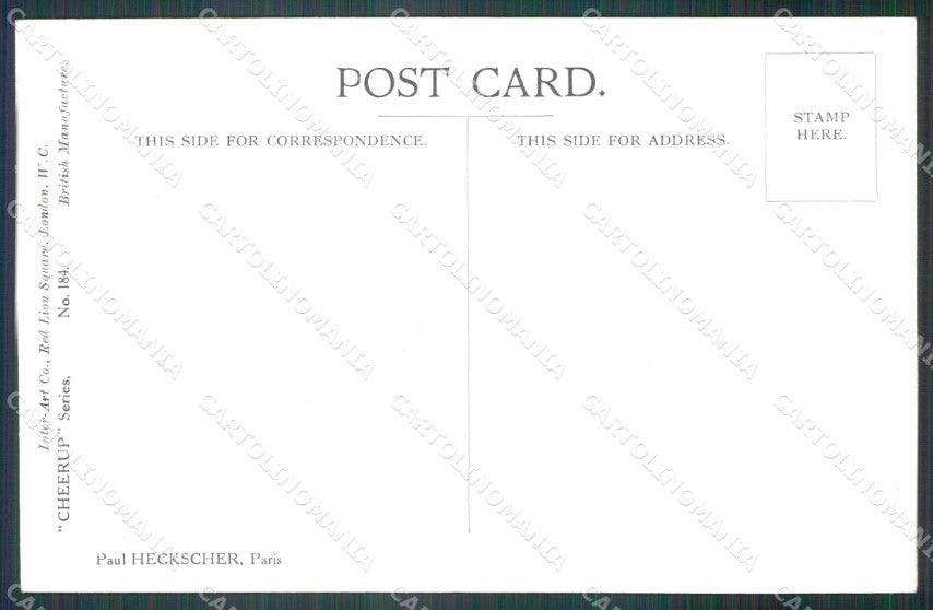 WWI WW1 Propaganda Patriotic War Humor Kaiser Wilhelm Kronprinz postcard XF3370 – retro