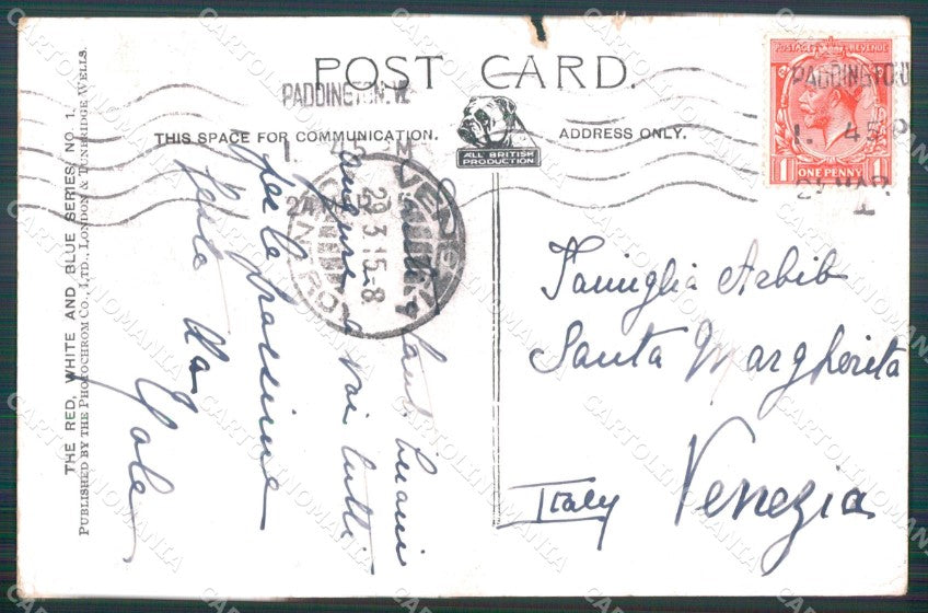WWI WW1 Propaganda Patriotic War Humor Kaiser Wilhelm TEAR postcard XF3384 – retro
