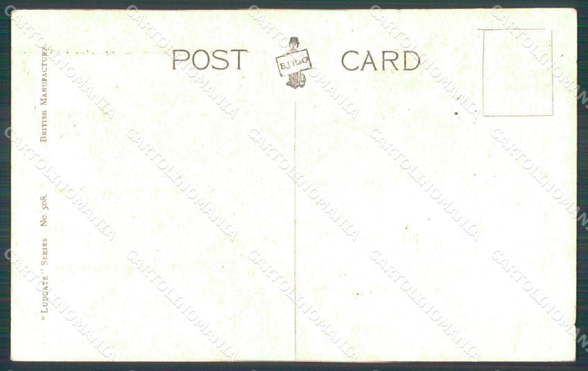 WWI WW1 Propaganda Patriotic War Humor Ludgate British postcard XF3422 – retro