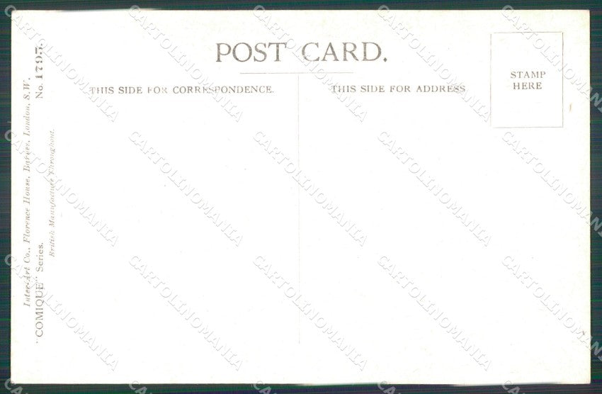 WWI WW1 Propaganda Patriotic War British Soldier Inter Art 1795 postcard XF3428 – retro