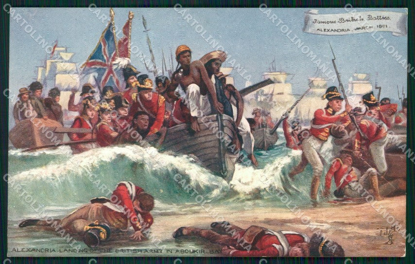 Military British Battles Alexandria Raphael Tuck 9134 postcard XF3452 – fronte