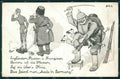 WWI WW1 German Propaganda Patriotic War Humor Anti Russian postcard XF3490 – fronte