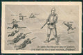 WWI WW1 German Propaganda Patriotic Humor Anti Russian Serbia postcard XF3516 – fronte