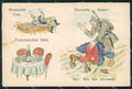 WWI WW1 German Propaganda Patriotic Humor Anti Russian French postcard XF3522 – fronte