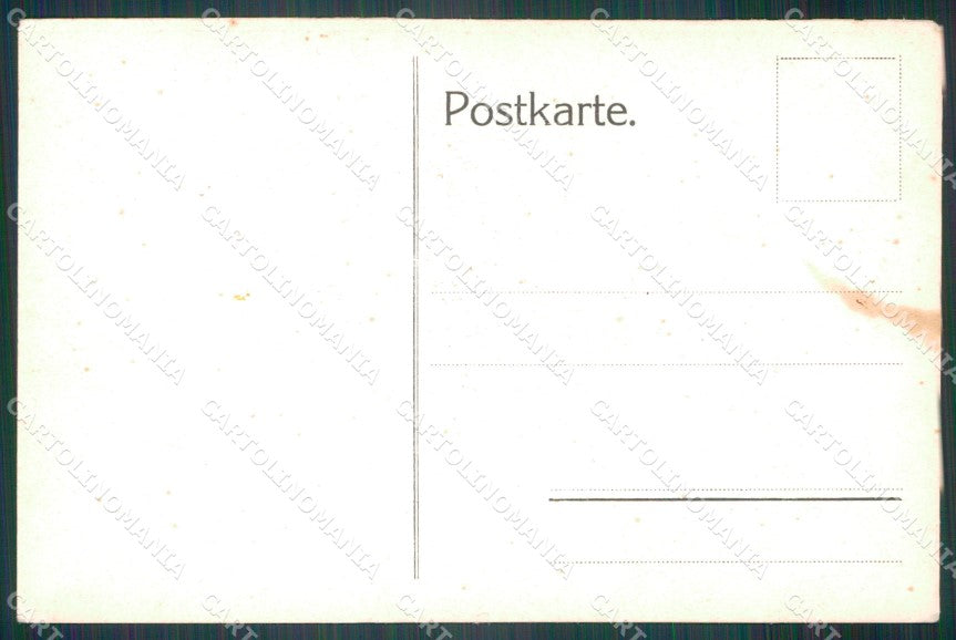 WWI WW1 German Propaganda Patriotic Humor Anti Russian French postcard XF3522 – retro