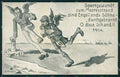 WWI WW1 German Propaganda Patriotic Humor Anti British French postcard XF3524 – fronte