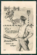 WWI WW1 German Propaganda Patriotic War Humor Anti French postcard XF3570 – fronte