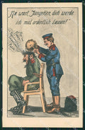WWI WW1 German Propaganda Patriotic War Humor Anti Russian postcard XF3581 – fronte