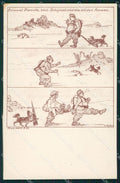 WWI WW1 Austrian Propaganda Patriotic War Humor Anti Russian postcard XF3584 – fronte