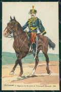 Military Russia Russian Soldier Horse Robiquet Tchernigoff postcard XF3617 – fronte