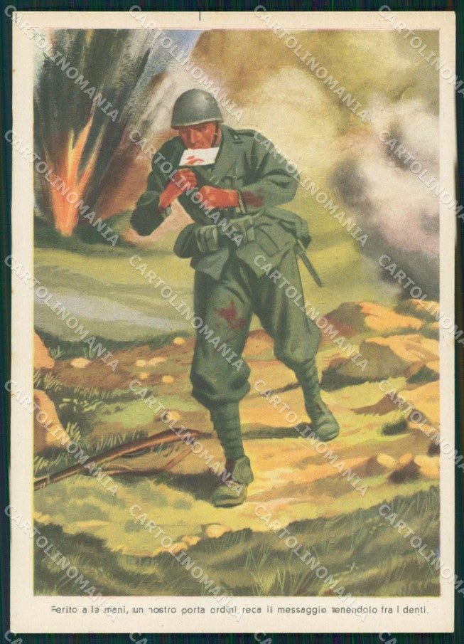Militari Propaganda WWII Sgrilli FG cartolina XF3830 – fronte