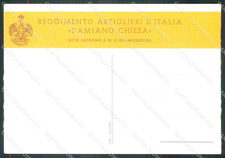 Militari Artiglieri d'Italia Damiano Chiesa Battaglia Piave FG cartolina XF3885 – retro