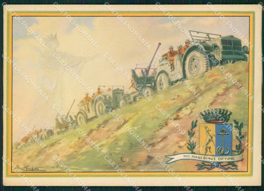 Militari IV Reggimento Artiglieria Controaerei FG cartolina XF3996 – fronte