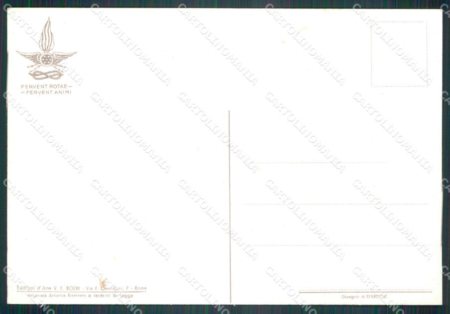 Militari Arma dei trasporti e dei materiali Tramat FG cartolina XF4092 – retro