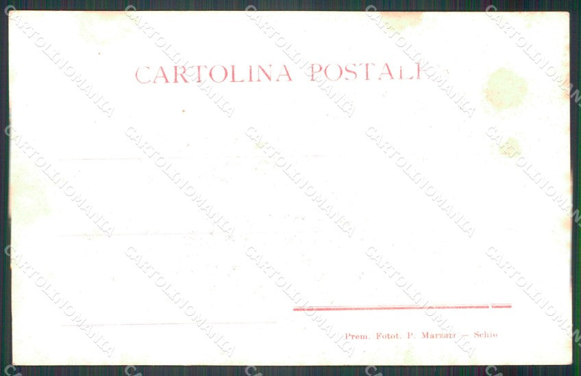 Militari Schio Vicenza Bracciovalle I° Reggimento Fanteria cartolina XF4180 – retro