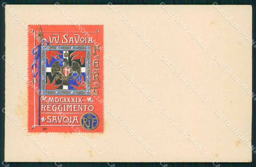Militari Reggimentali I° Reggimento Fanteria cartolina XF4189 – fronte