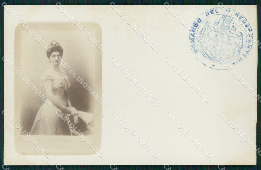 Militari I° Reggimento Fanteria Regina Elena Savoia Foto cartolina XF4192 – fronte