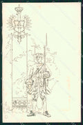 Militari Reggimentali II° Reggimento Fanteria cartolina XF4198 – fronte