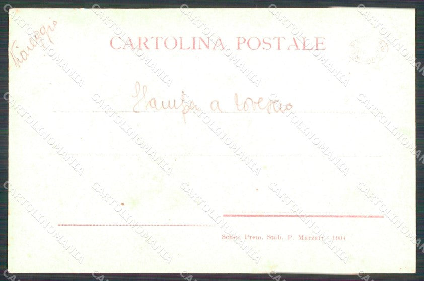 Militari II° Reggimento Fanteria Fugazze Corpo Musicale 1904 cartolina XF4200 – retro