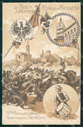 Militari Reggimentali III° Reggimento Fanteria Piemonte Pistoia cartolina XF4208 – fronte