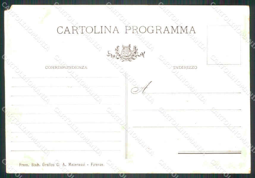 Militari IV° Reggimento Fanteria Piemonte Programma Musicale cartolina XF4251 – retro