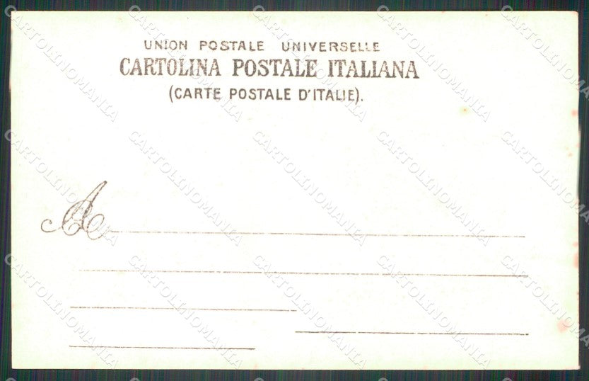 Militari IV° Reggimento Fanteria Festa Bandiera 1905 Foto cartolina XF4252 – retro