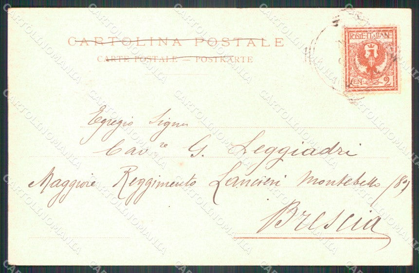 Militari Reggimentali V° Reggimento Fanteria Aosta Cenni cartolina XF4259 – retro
