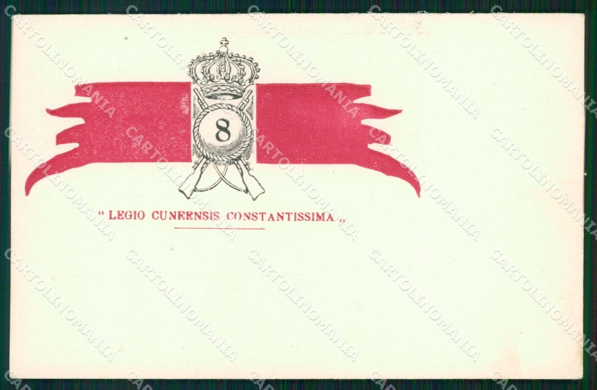 Militari Reggimentali VIII° Reggimento Fanteria cartolina XF4313 – fronte
